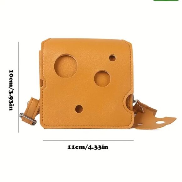Cheese Crossbody Novelty Bag - Picture 3 of 6